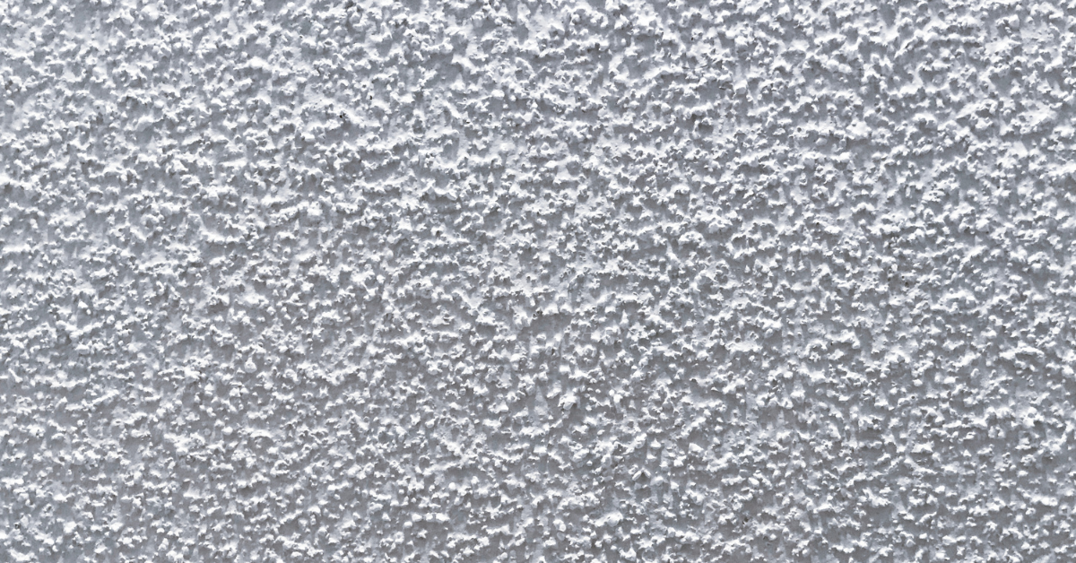 Outdated Bumpy Popcorn Ceilings